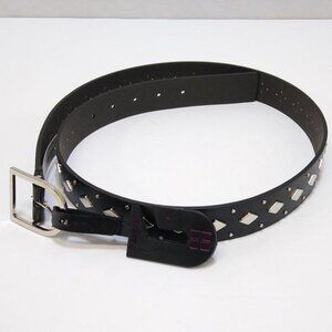 No Boundaries Diamond Shape Studded Belt Large Adjustable Women's Edgy Style NWT